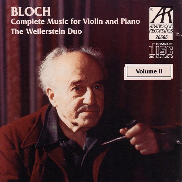 Bloch: Complete Music for Violin and Piano, Volume 2 album cover
