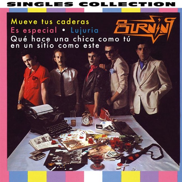 Singles Collection: Burning album cover