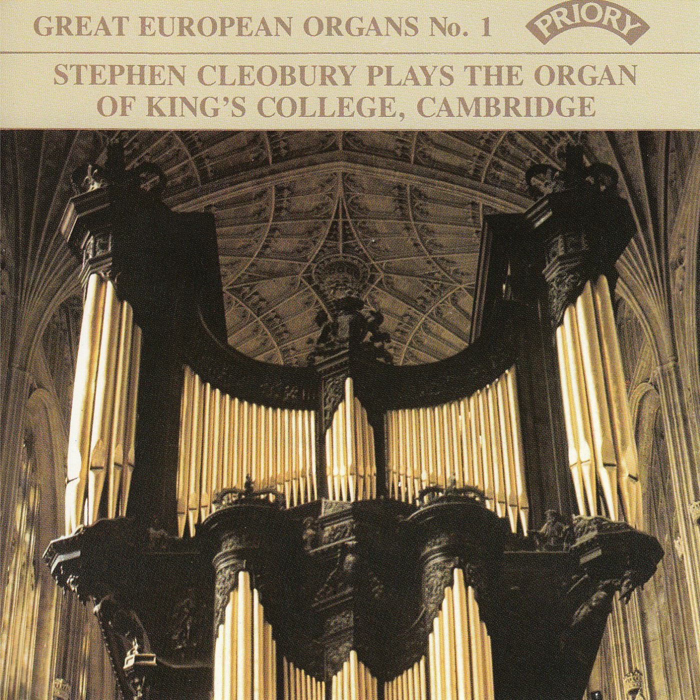 Great European Organs No. 1: King's College Cambridge album cover