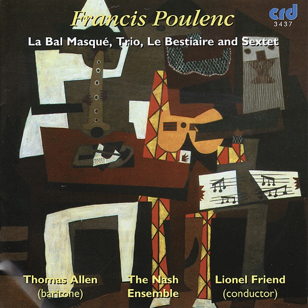 Poulenc: La Bal Masqué, Trio, Le Bestiaire and Sextet album cover
