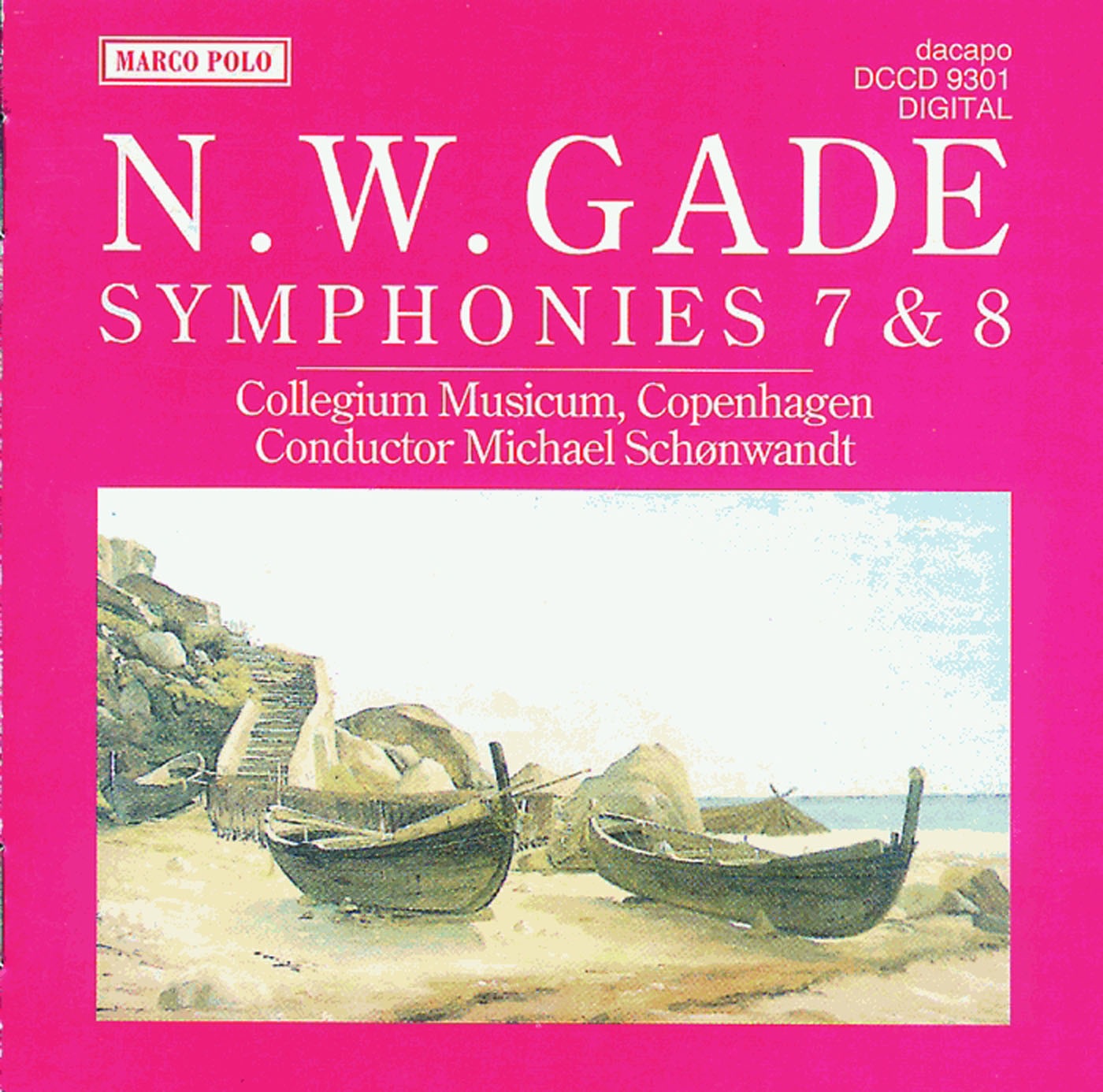 Gade, N.: Symphonies Nos. 7 and 8 album cover