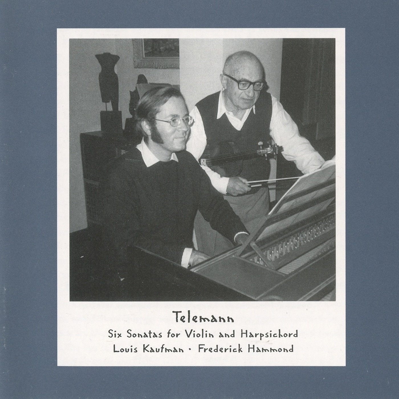 Telemann: Six Sonatas for Violin and Harpsichord album cover
