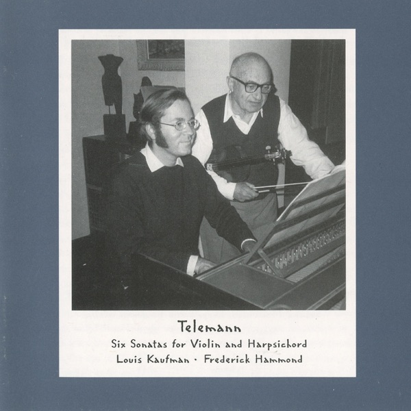 Telemann: Six Sonatas for Violin and Harpsichord album cover