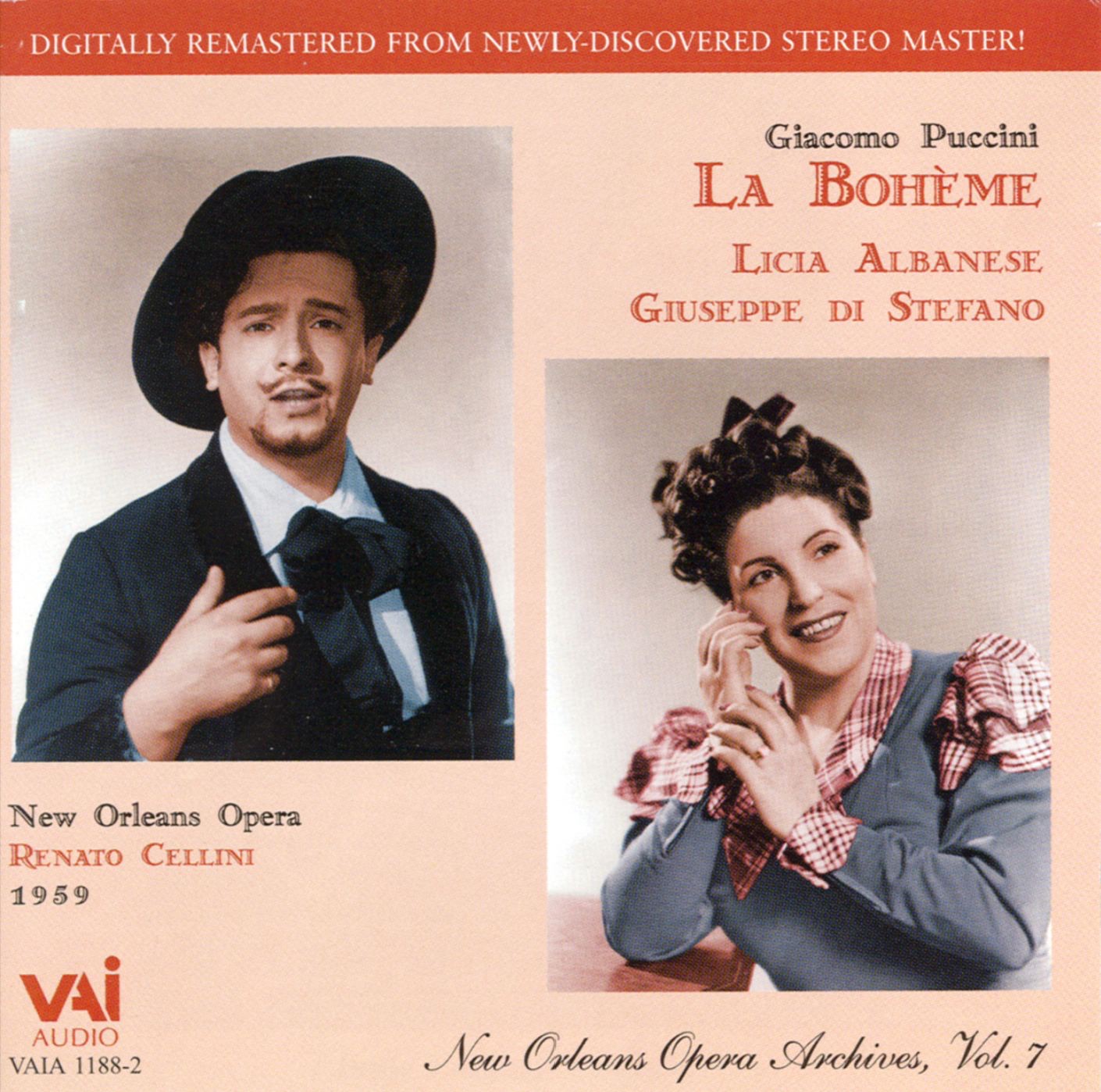 Puccini: La Boheme (New Orleans Opera Archives, Vo. 7) album cover