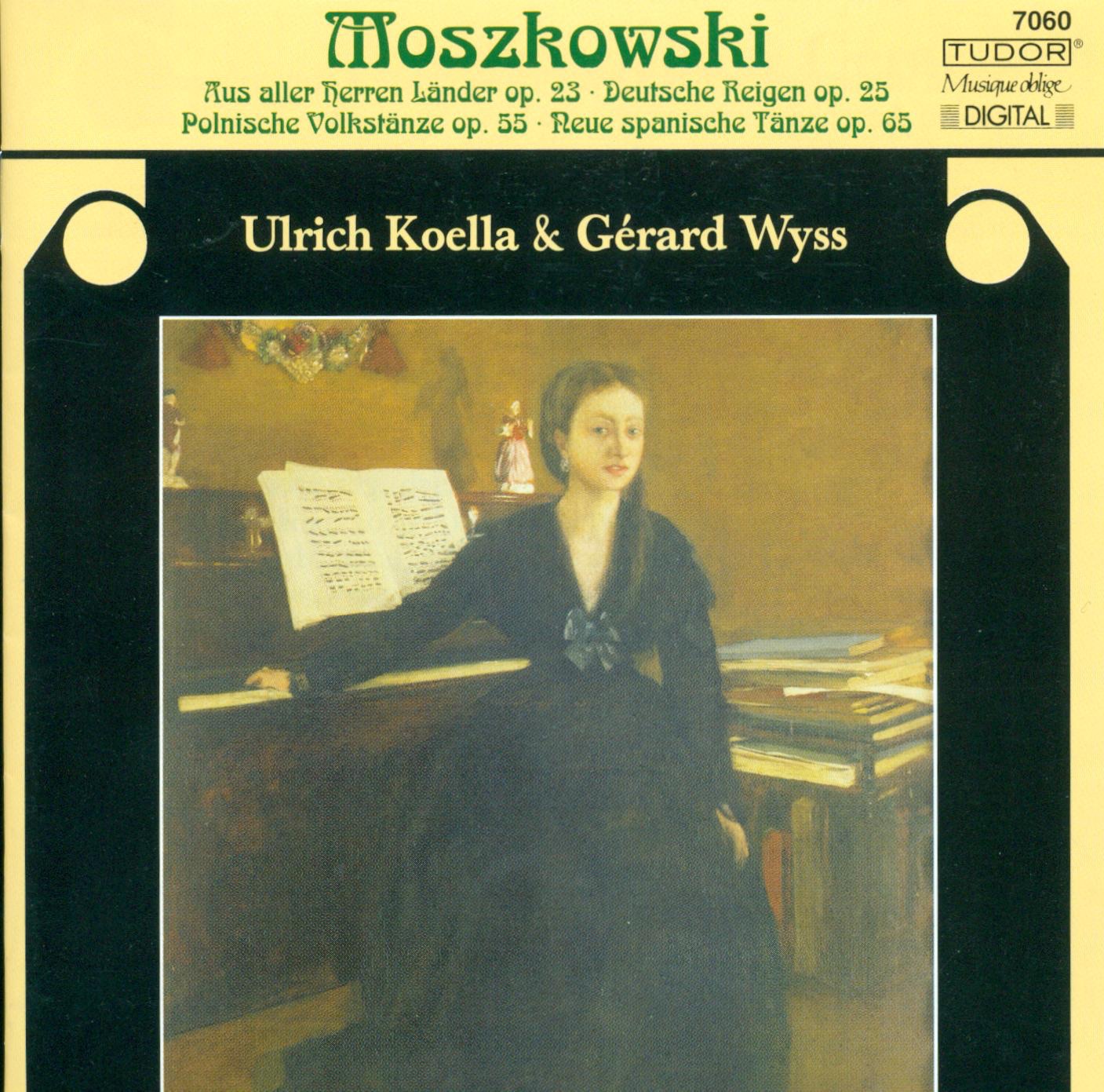 Moszkowski: 5 Deutsche Reigen, 2 Morceaux, 4 Polnische Volkstanze, Aus Aller Herren Landern & 3 Neue album cover