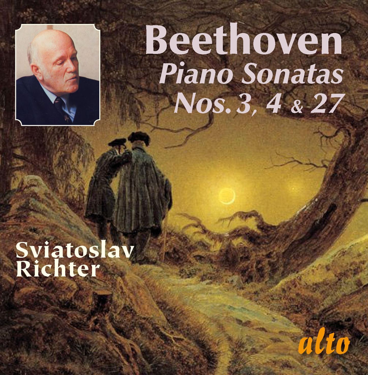 Beethoven: Piano Sonatas Nos. 3, 4, & 27 album cover