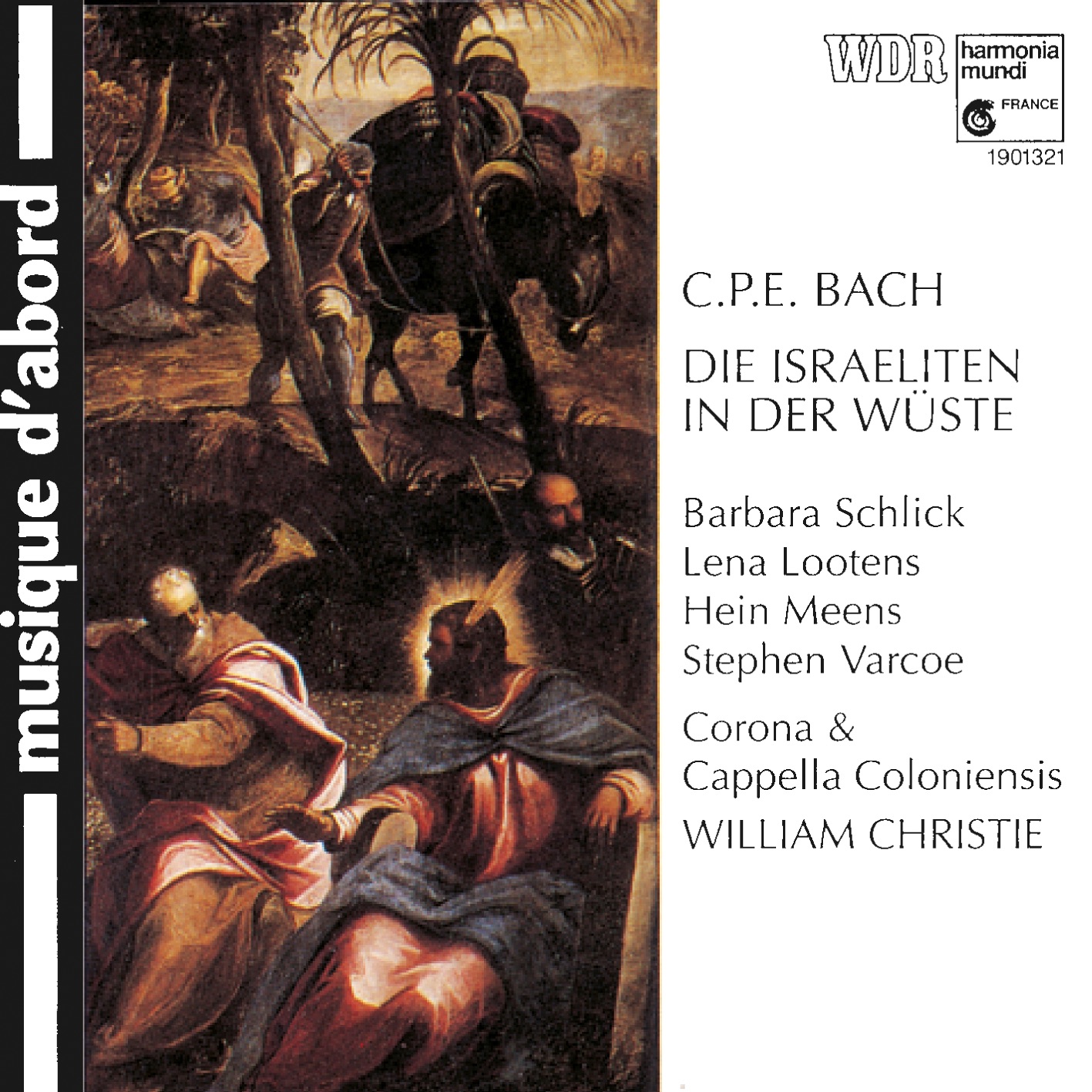 Carl Philipp Emanuel Bach: The Israelites in the Desert album cover