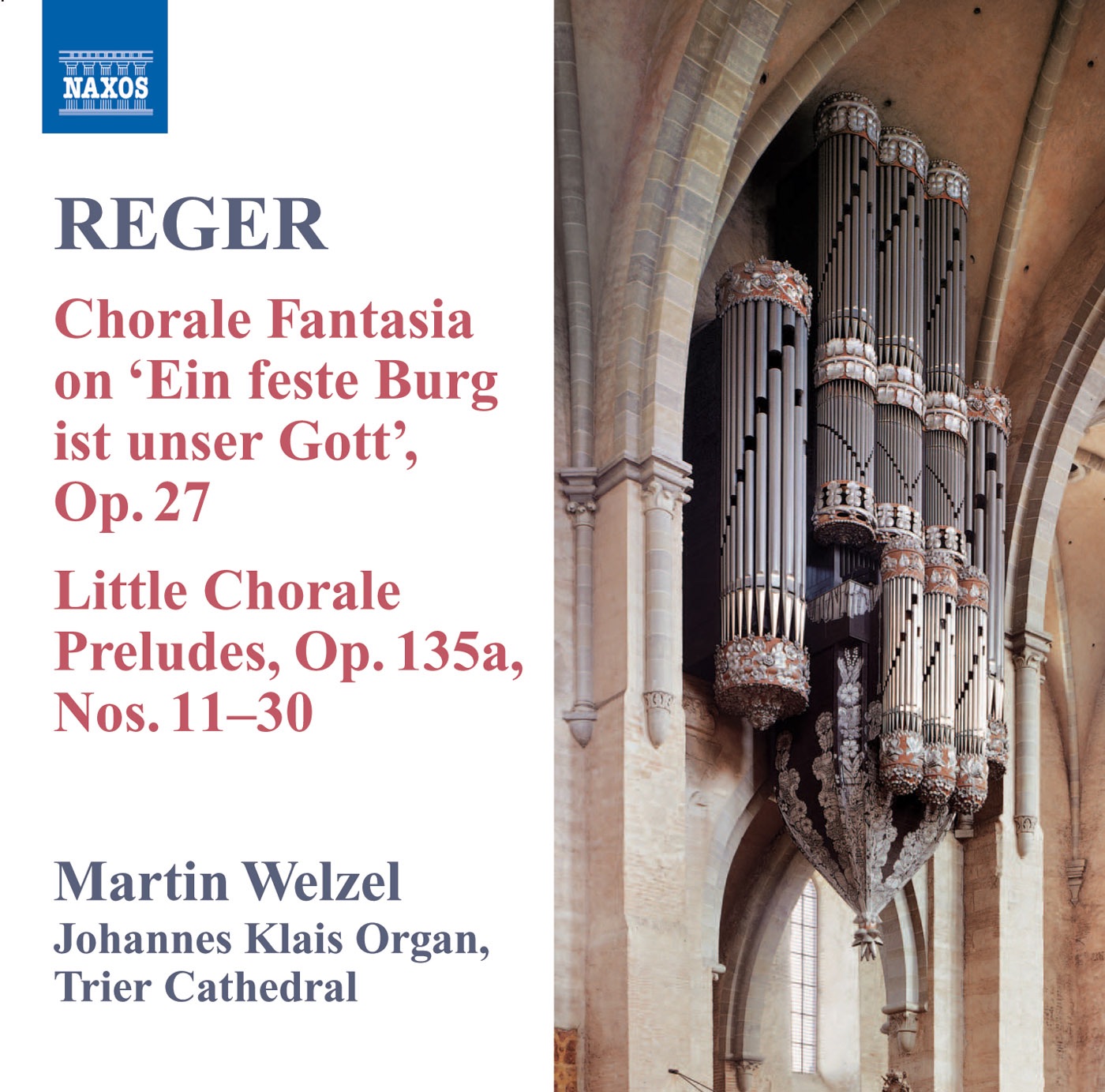 Reger: Organ Works, Vol. 8 album cover