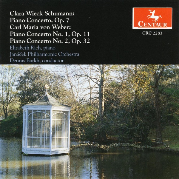 Schumann, C.: Piano Concerto in A Minor - Weber, C.M.: Piano Concertos Nos. 1 and 2 album cover