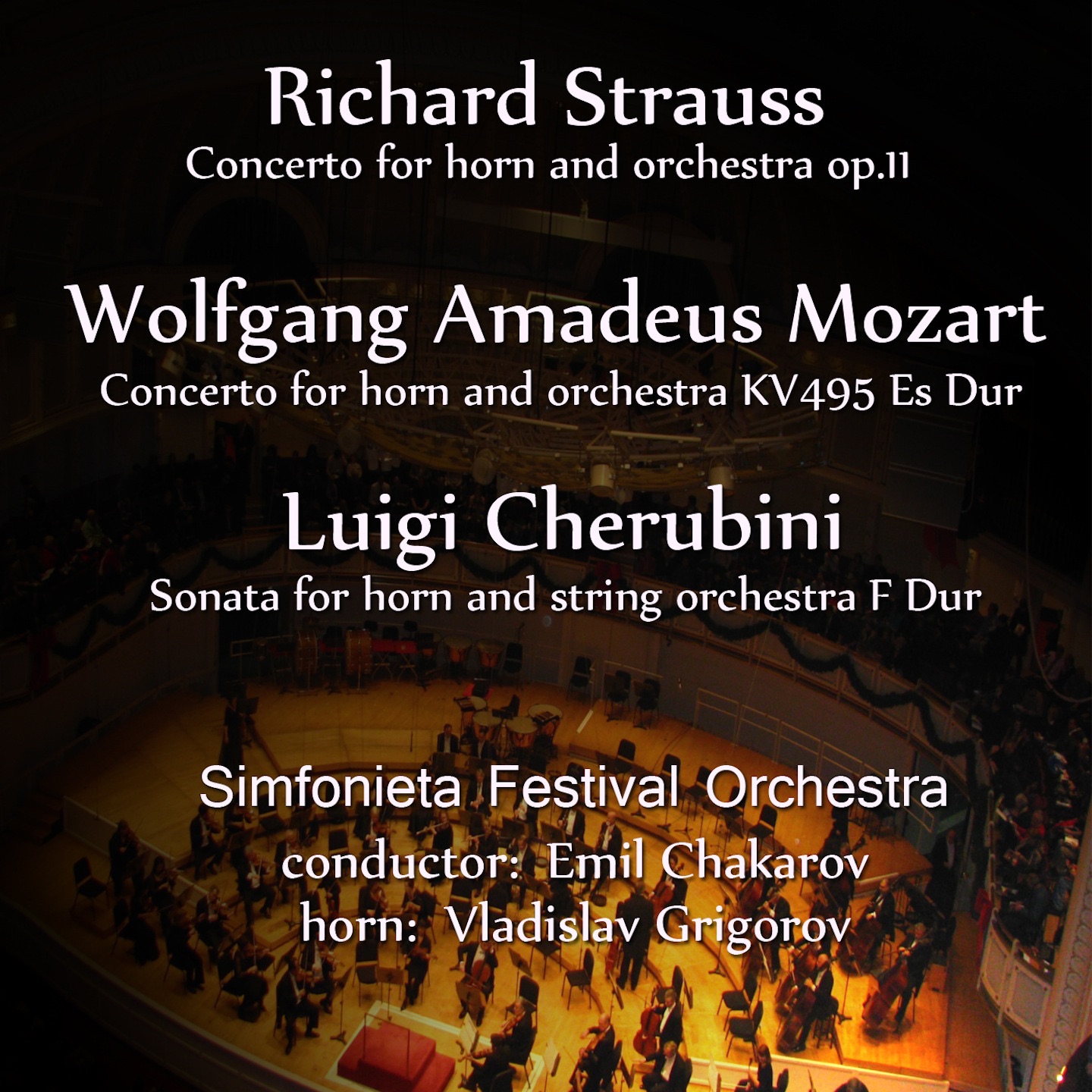 Richard Strauss, Wolfgang Amadeus Mozart & Luigi Cherubini: Selected Works album cover