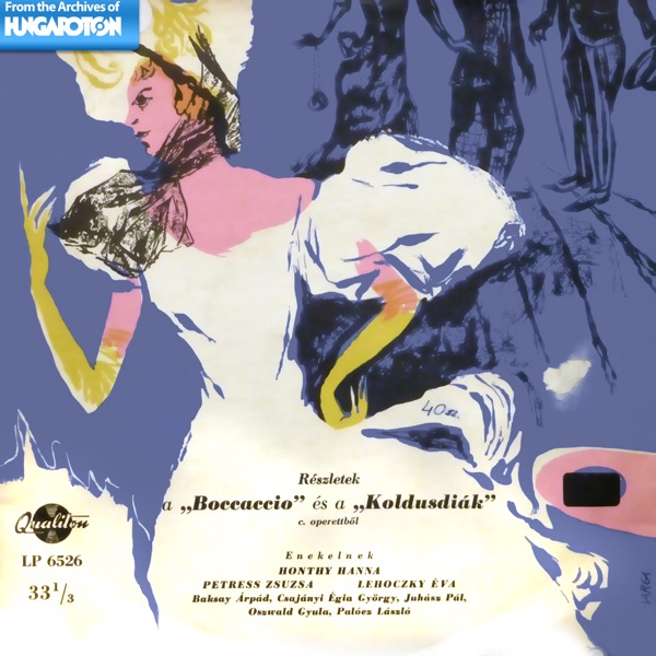 Részletek a "Boccaccio" és a "Koldusdiák" c. operettből (Hungaroton Classics) album cover