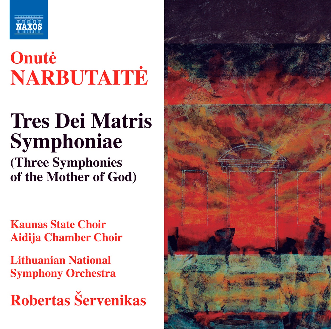 Narbutaite: Tres Dei Matris Symphoniae album cover