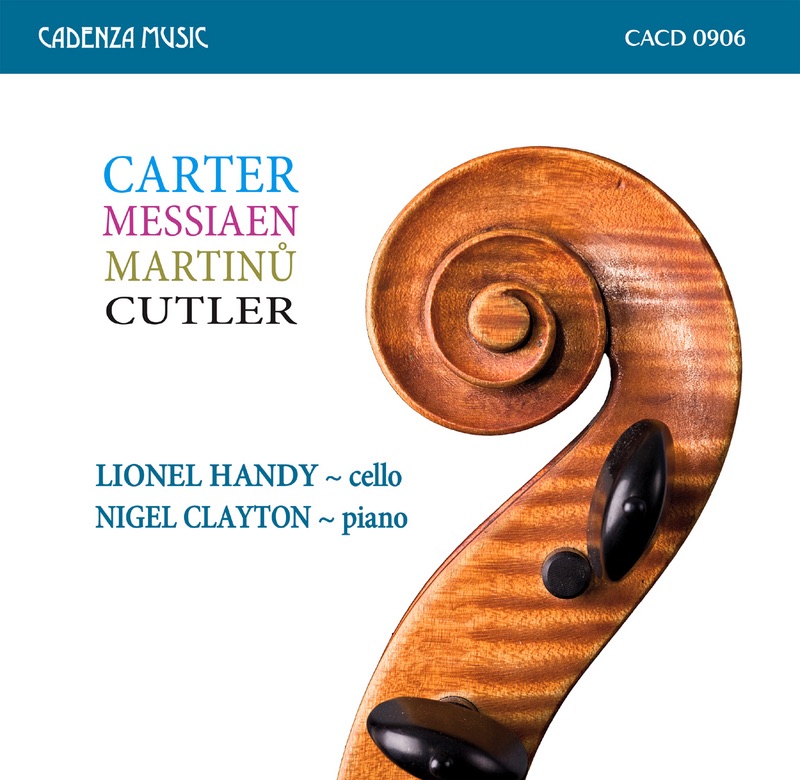Carter: Cello Sonata album cover