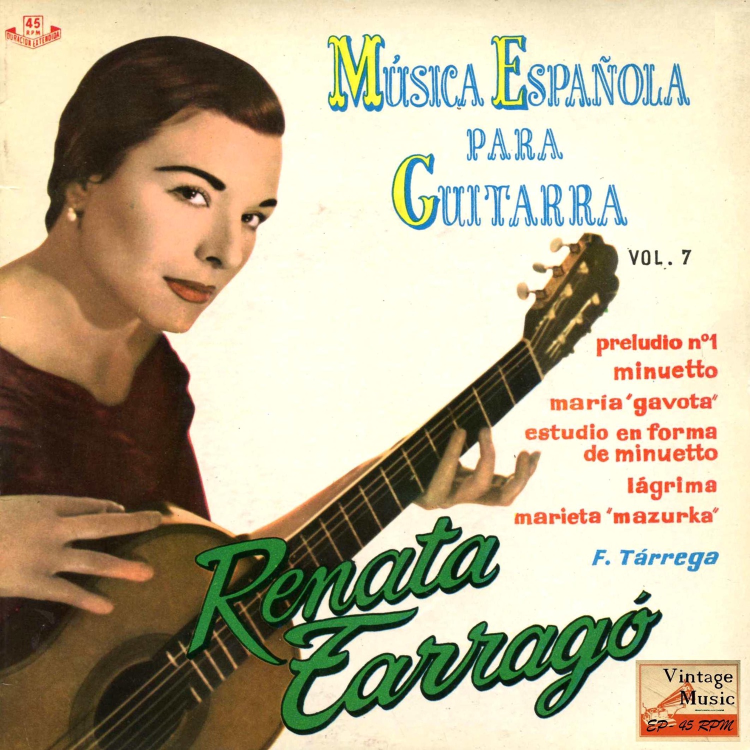 Vintage Classical: Música Española Para Guitarra album cover