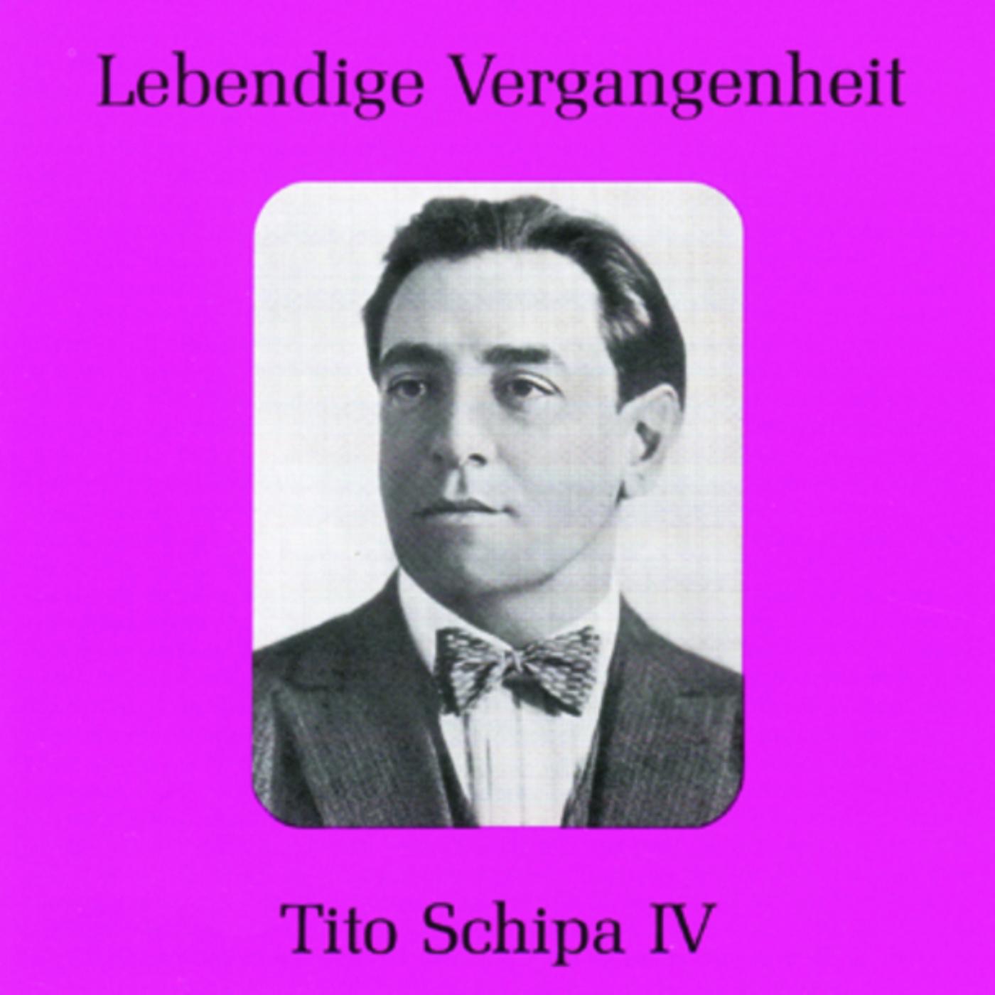Lebendige Vergangenheit - Tito Schipa (Vol.4) album cover