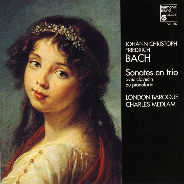 J.C.F. Bach: Trio Sonatas album cover
