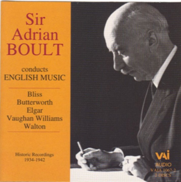 Sir Adrian Boult Conducts English Music album cover