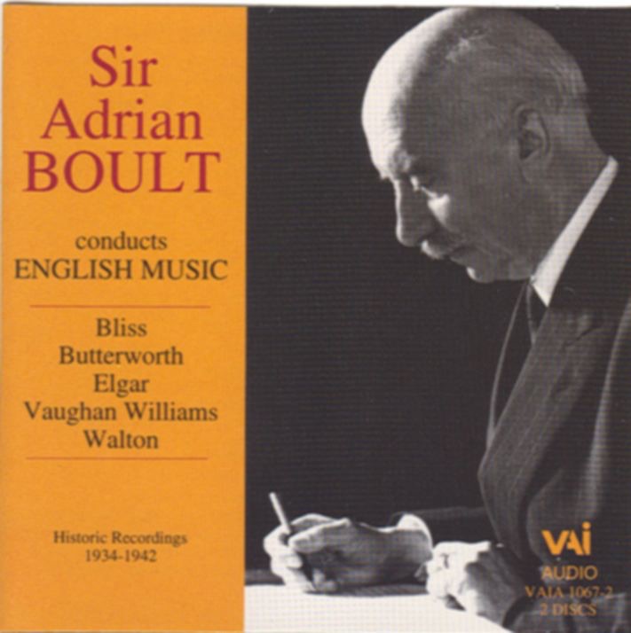 Sir Adrian Boult Conducts English Music album cover