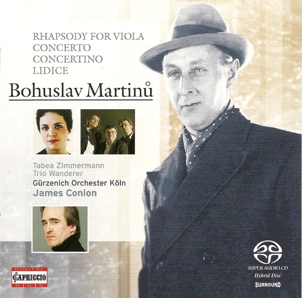 Martinu: Concertino for Piano Trio and String Orchestra, H. 231 and 232, Rhapsody-Concerto & Memoria album cover
