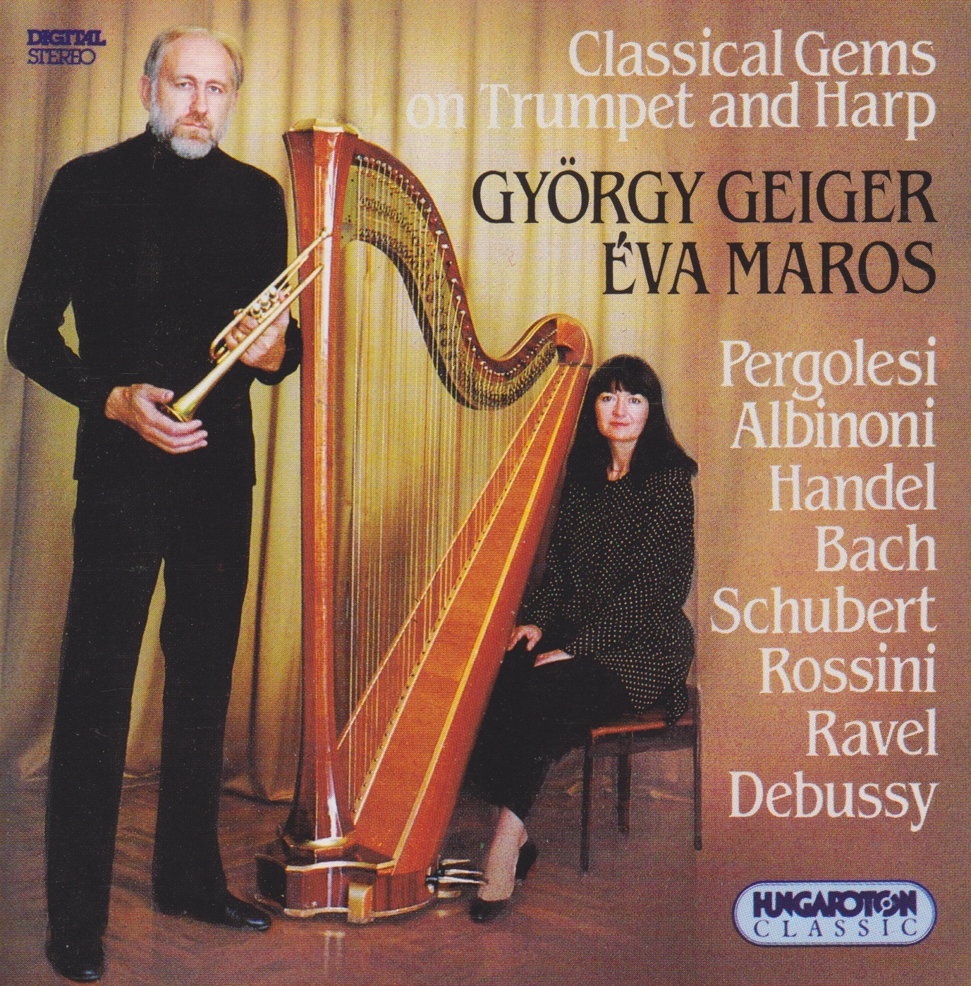 Classical Gems on Trumpet and Harp album cover
