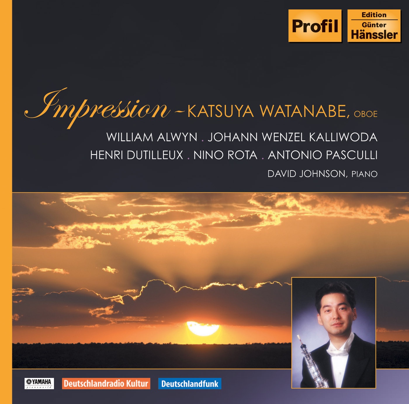 Oboe Recital: Watanabe, Katsuya - Alwyn, W. - Kalliwoda, J.W. - Dutilleux, H. - Rota, N. - Pasculli, album cover