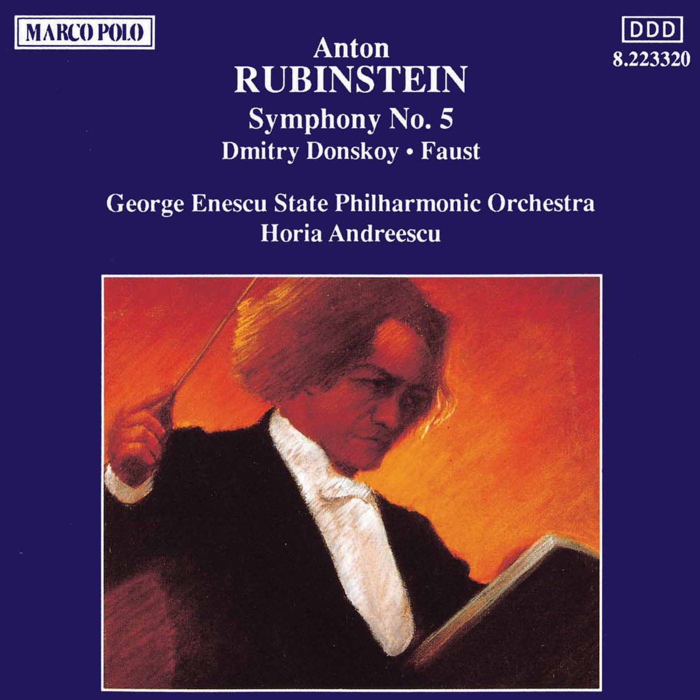 Rubinstein: Symphony No. 5 - Dmitry Donskoy - Faust album cover