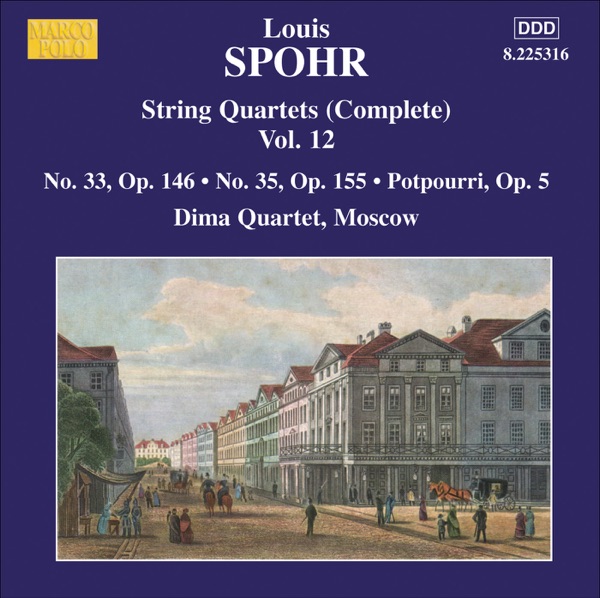 Spohr: String Quartets Vol. 12 album cover