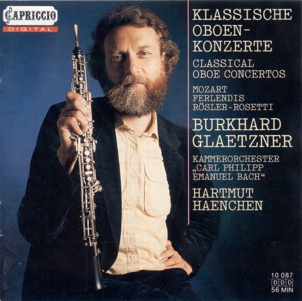 Mozart, W.A. - Ferlendis, G. - Rosetti, A.: Oboe Concertos album cover