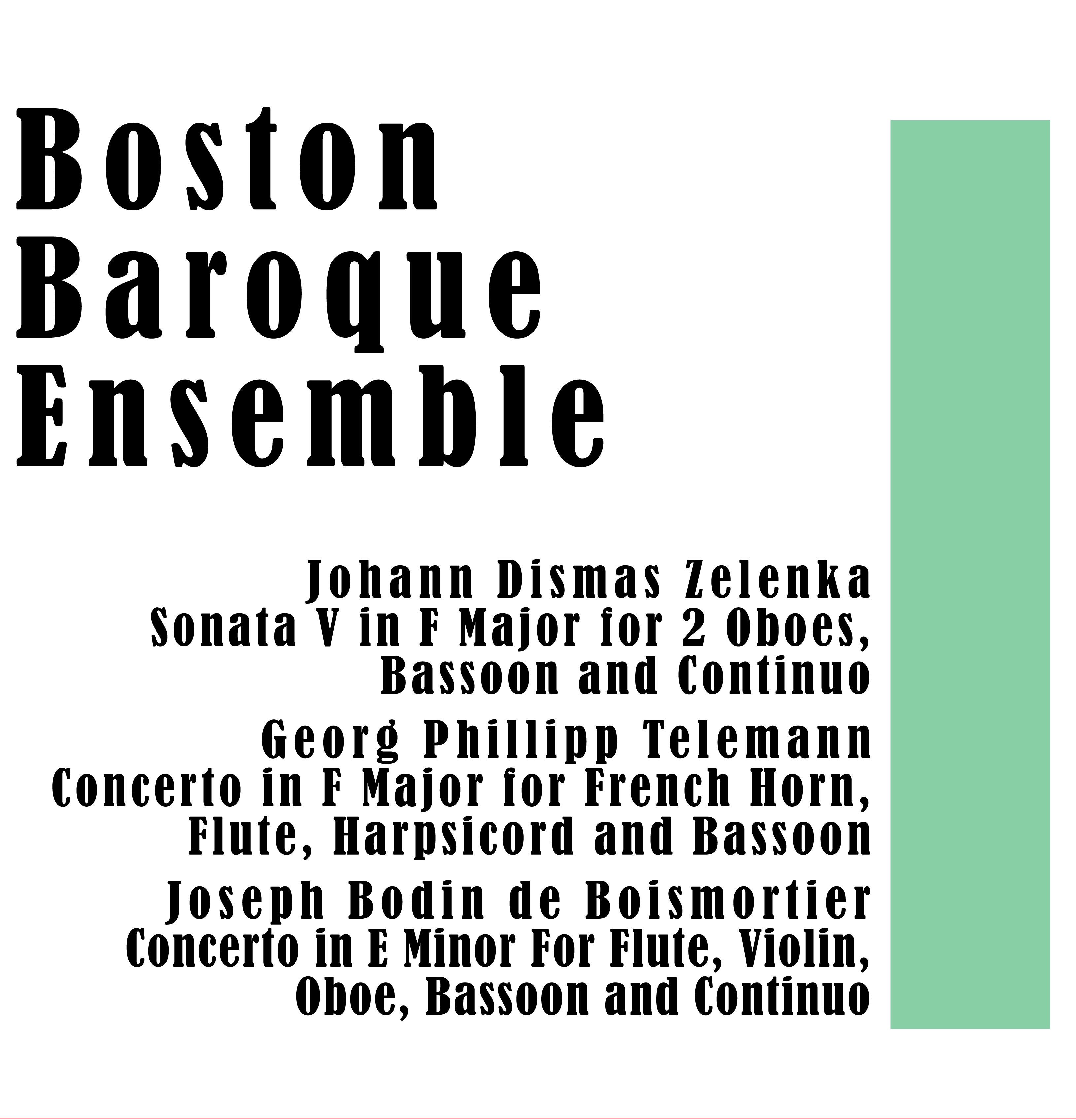 Johann Dismas Zelenka / Georg Phillipp Telemann / Joseph Bodin de Boismortier album cover