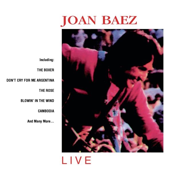 Joan Baez: Live album cover