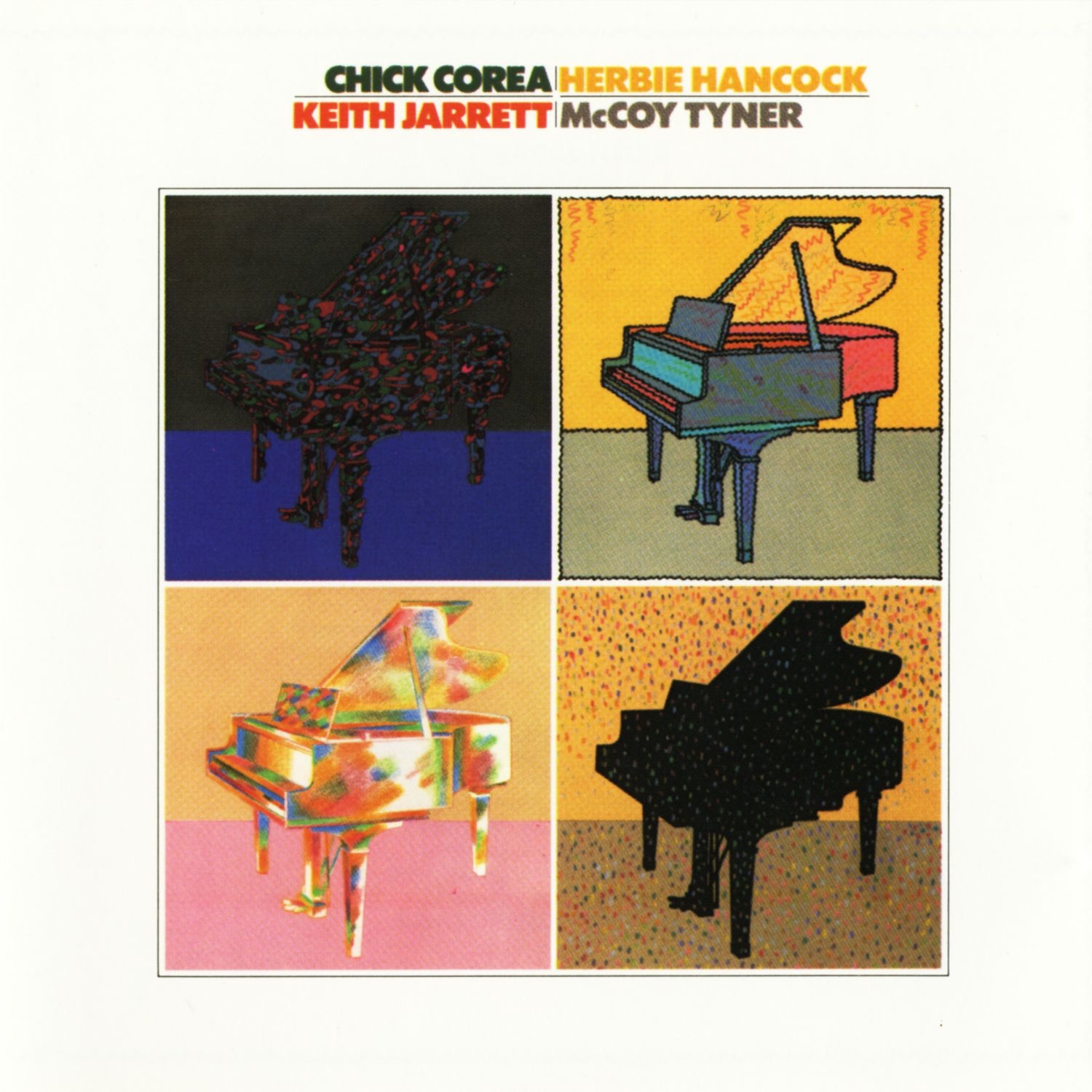Chick Corea, Herbie Hancock, Keith Jarrett & McCoy Tyner album cover