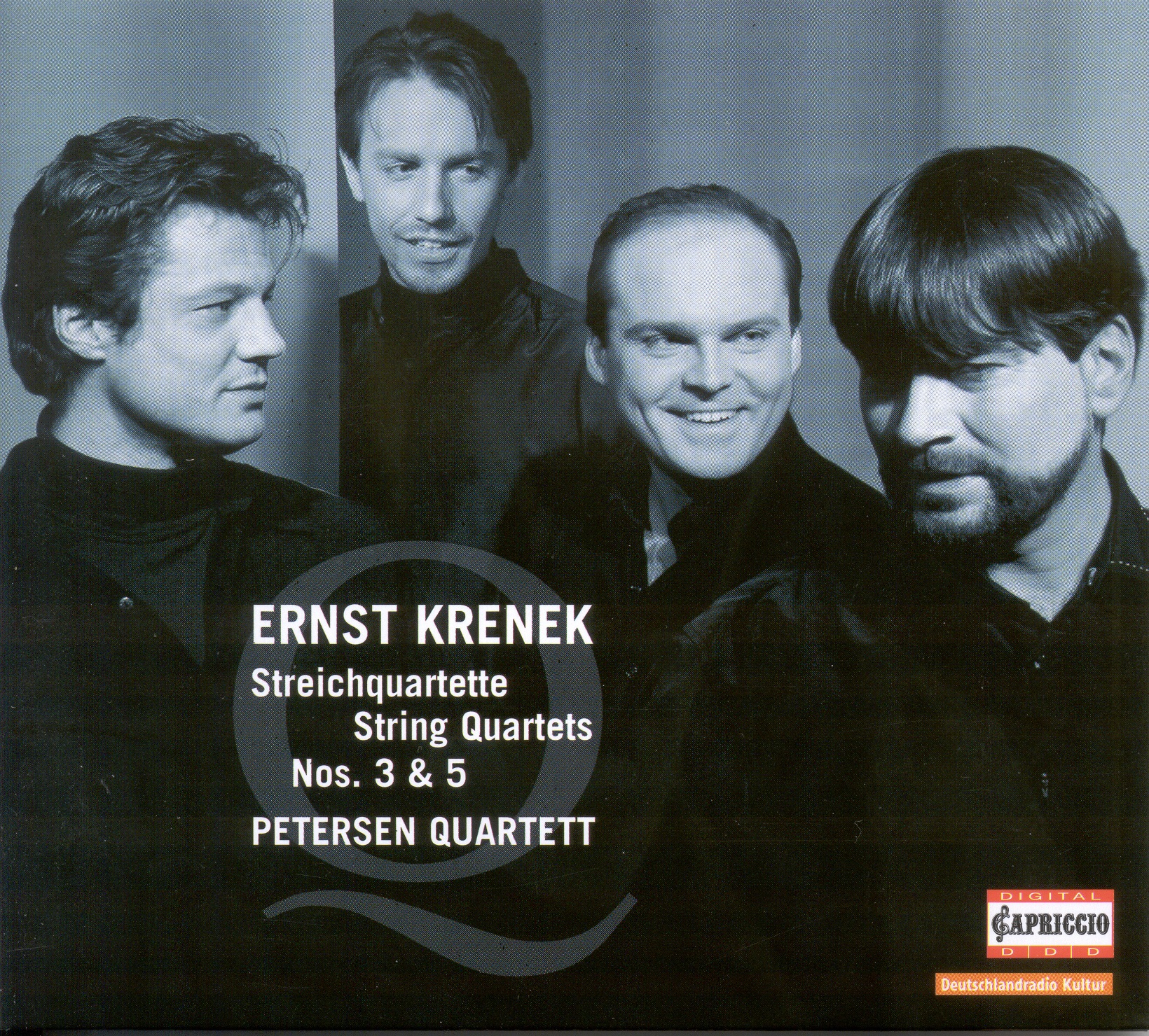 Krenek, E.: String Quartets Nos. 3 and 5 album cover