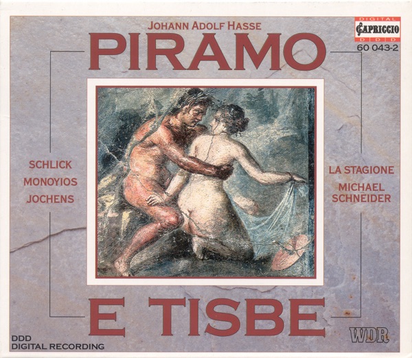Hasse, J.A.: Piramo E Tisbe [Opera] album cover