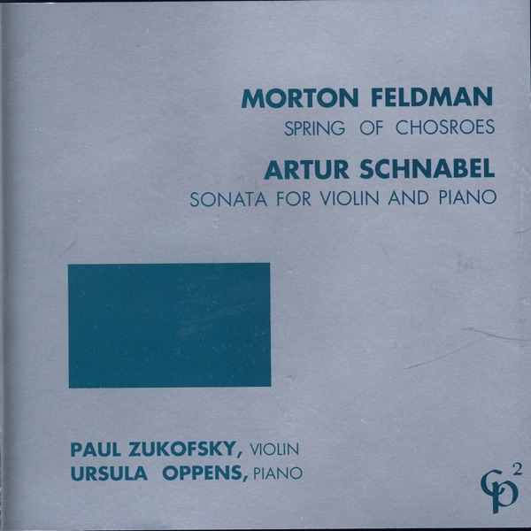 Feldman/Schnabel album cover