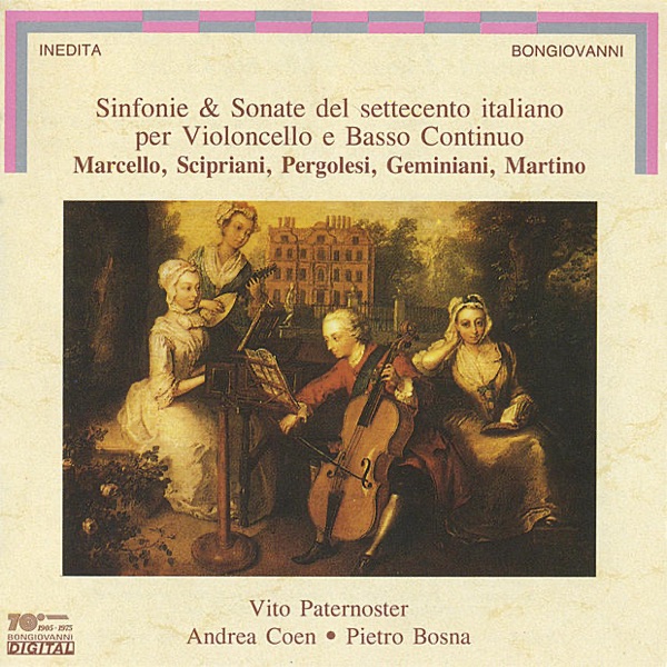 Sinfonie and Sonate del settecento italiano per Violoncello e Basso Continuo album cover