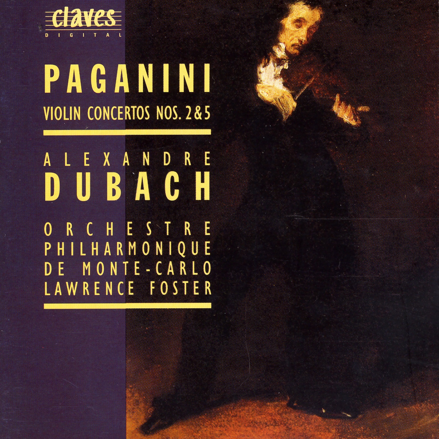 Paganini: Violin Concertos No. 2 & 5 album cover