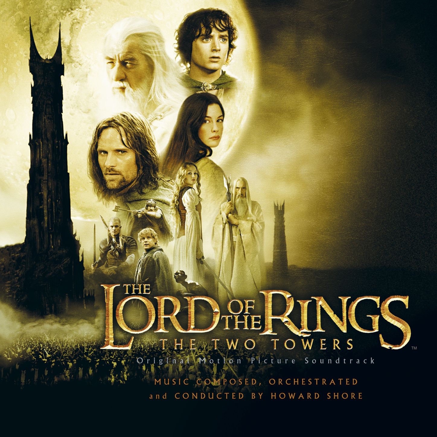 The Lord of the Rings: The Two Towers (Original Motion Picture Soundtrack) album cover