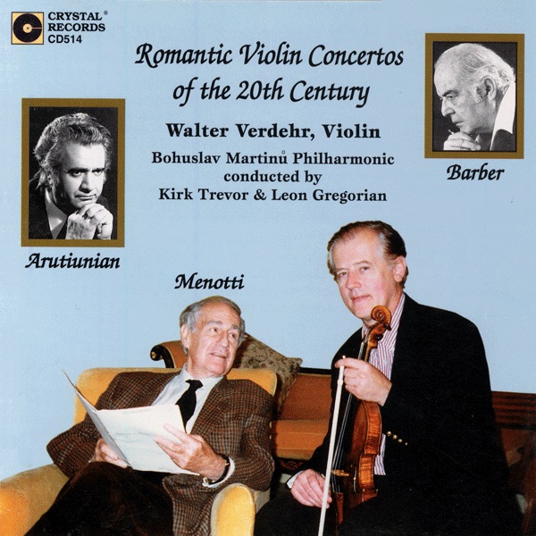 Romantic Violin Concertos of the 20th Century album cover