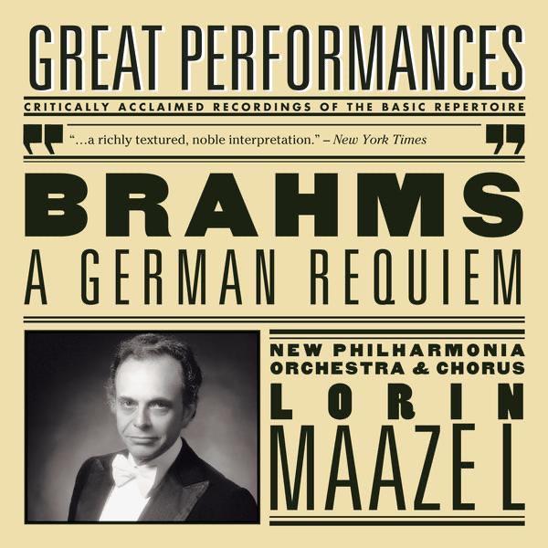Brahms: Ein Deutsches Requiem (A German Requiem) album cover
