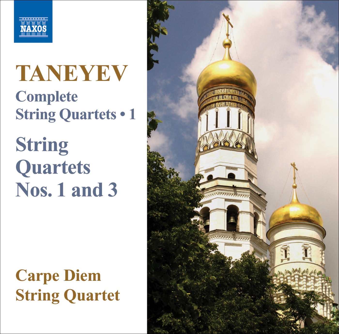 Taneyev: Complete String Quartets, Vol. 1 album cover