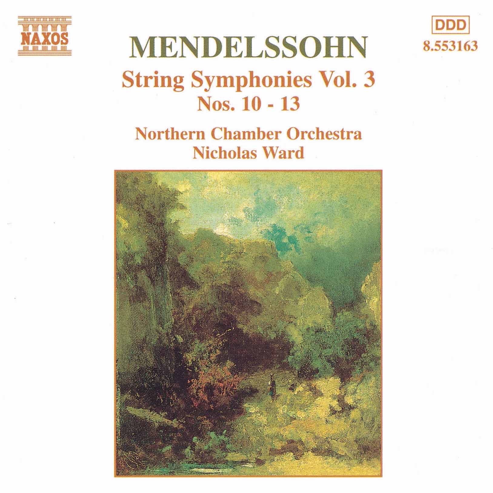 Mendelssohn: String Symphonies, Vol. 3 album cover
