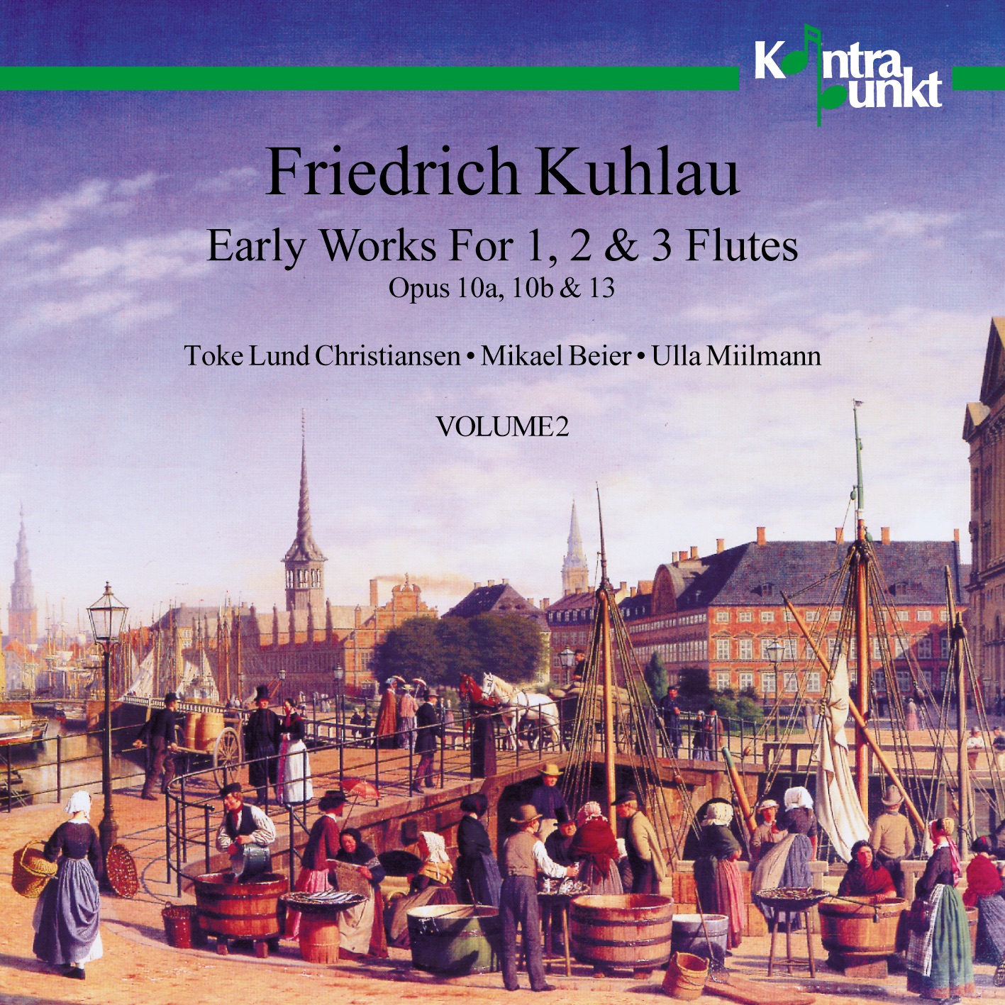 Kuhlau: Early Works for 1, 2 & 3 Flutes, Vol. 2 album cover