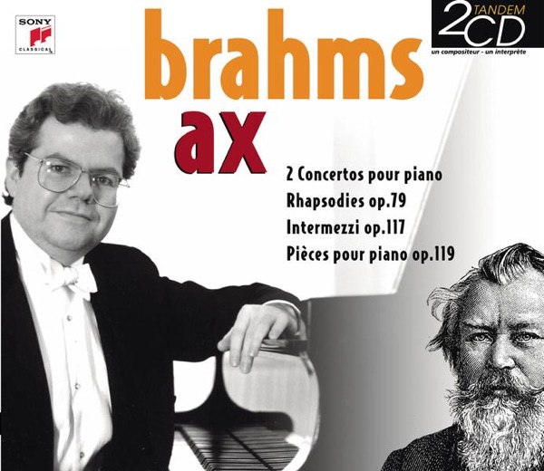 Brahms / Ax album cover
