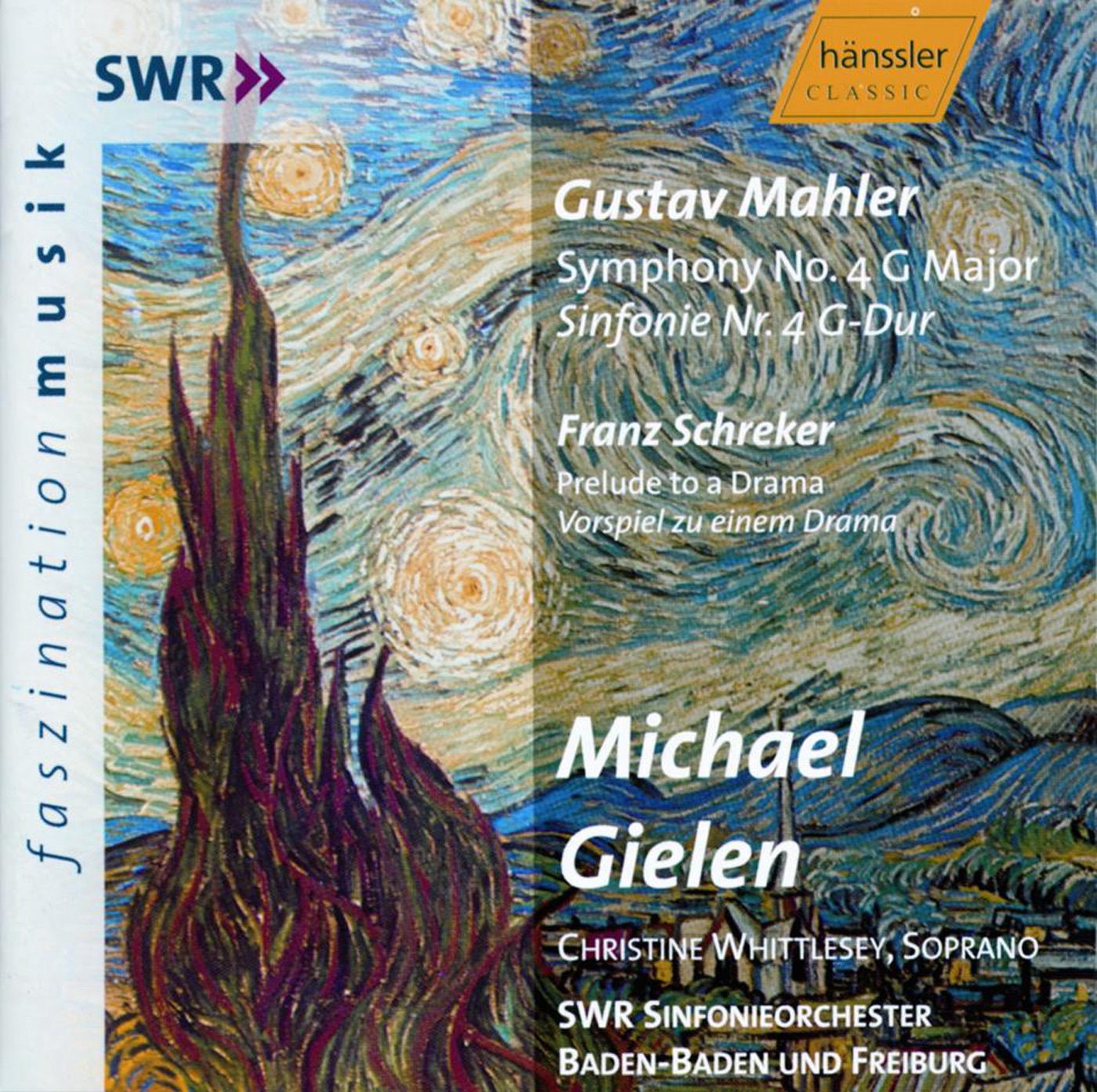 Mahler: Symphony No. 4 In G Major - Schreker: Prelude to a Drama album cover