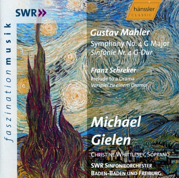 Mahler: Symphony No. 4 In G Major - Schreker: Prelude to a Drama album cover