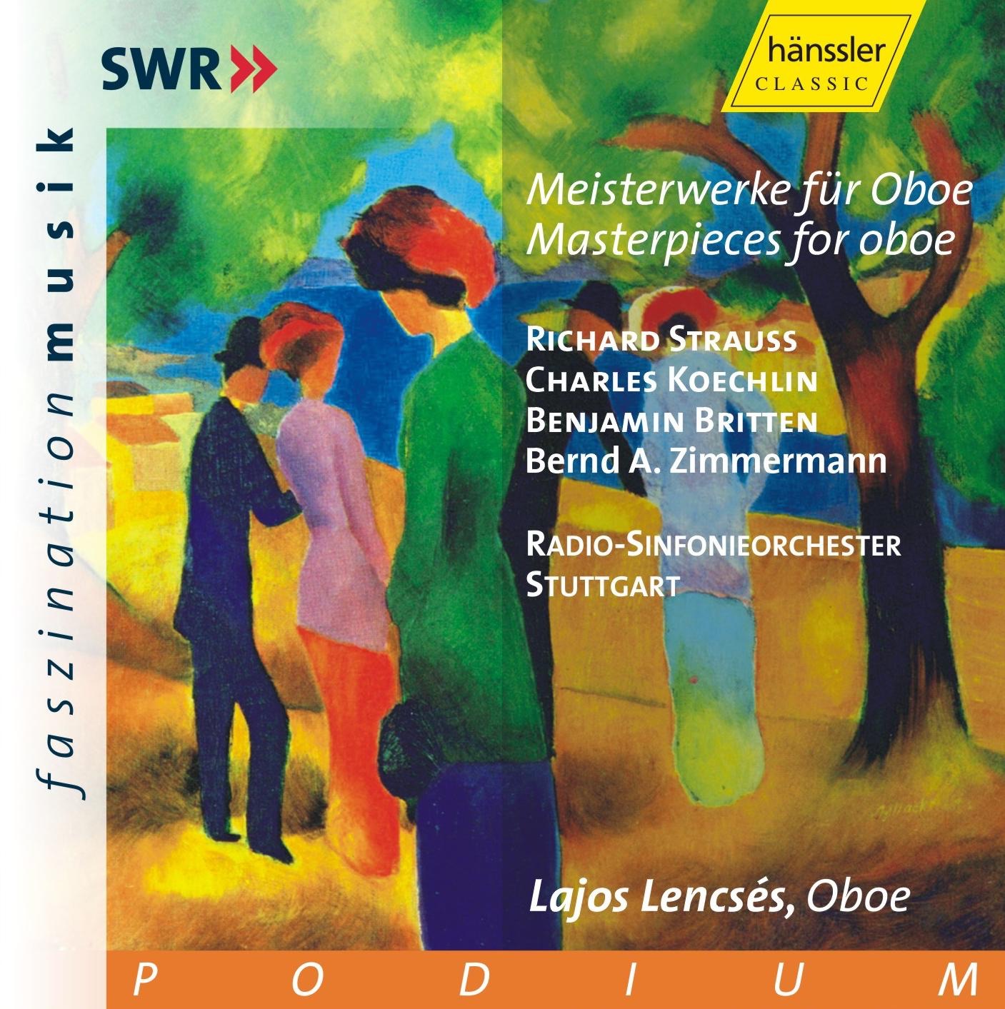 Strauss, R. - Koechlin - Britten - Zimmermann: Oboe Masterpieces album cover