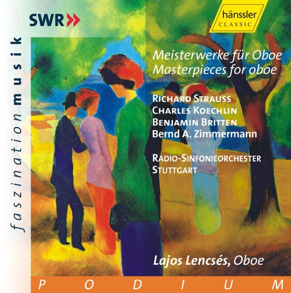 Strauss, R. - Koechlin - Britten - Zimmermann: Oboe Masterpieces album cover