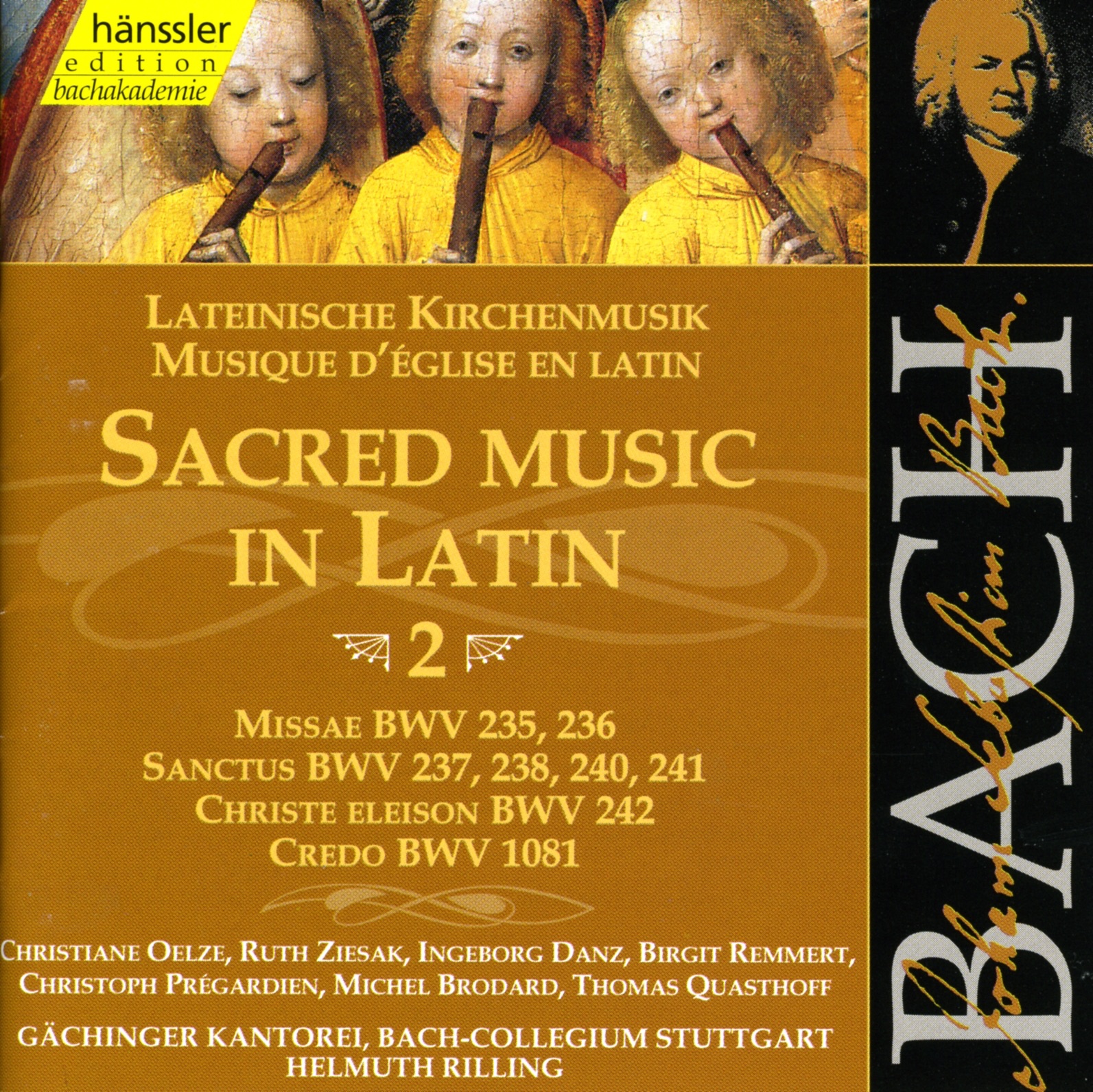 Bach, J.S.: Sacred Music In Latin 2 album cover