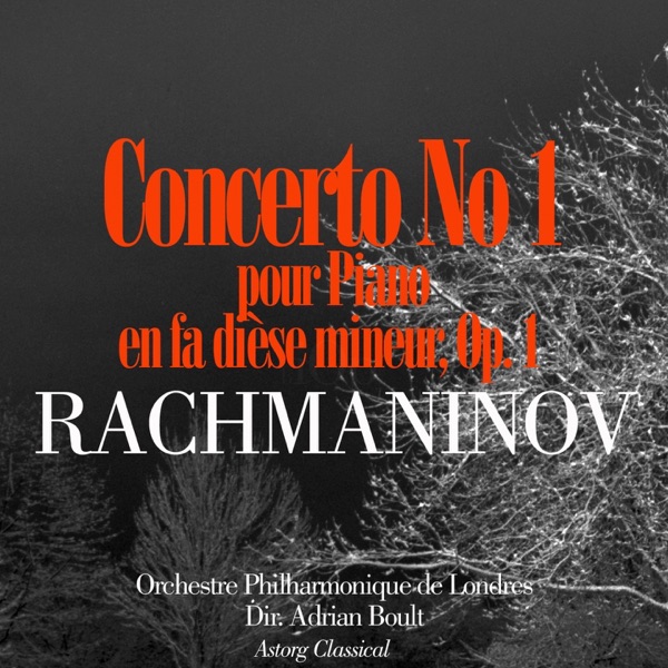Rachmaninov: Concerto pour piano No. 1 en fa dièse mineur, Op. 1 - EP album cover