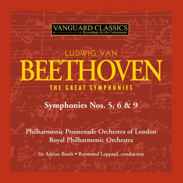 Beethoven: The Great Symphonies (Symphonies Nos. 5, 6, & 9) album cover